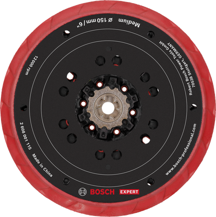 „Bosch EXPERT“ daugiaskylis šlifavimo padas, 150 mm, vidutinio kietumo.